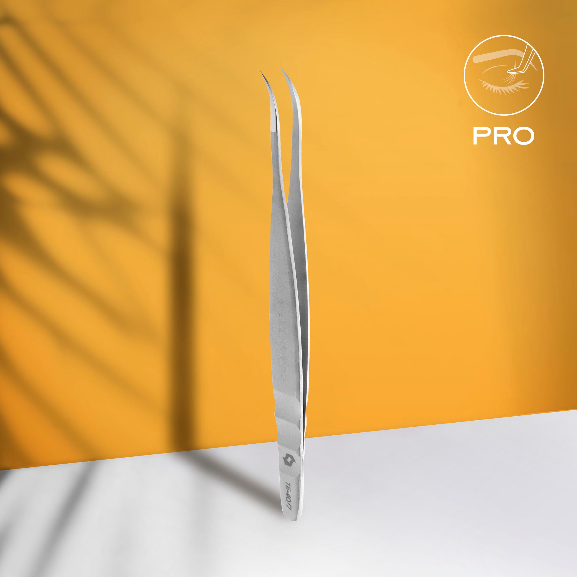 Staleks Eyelash tweezers EXPERT 40 TYPE 2 (L-shaped, 70)