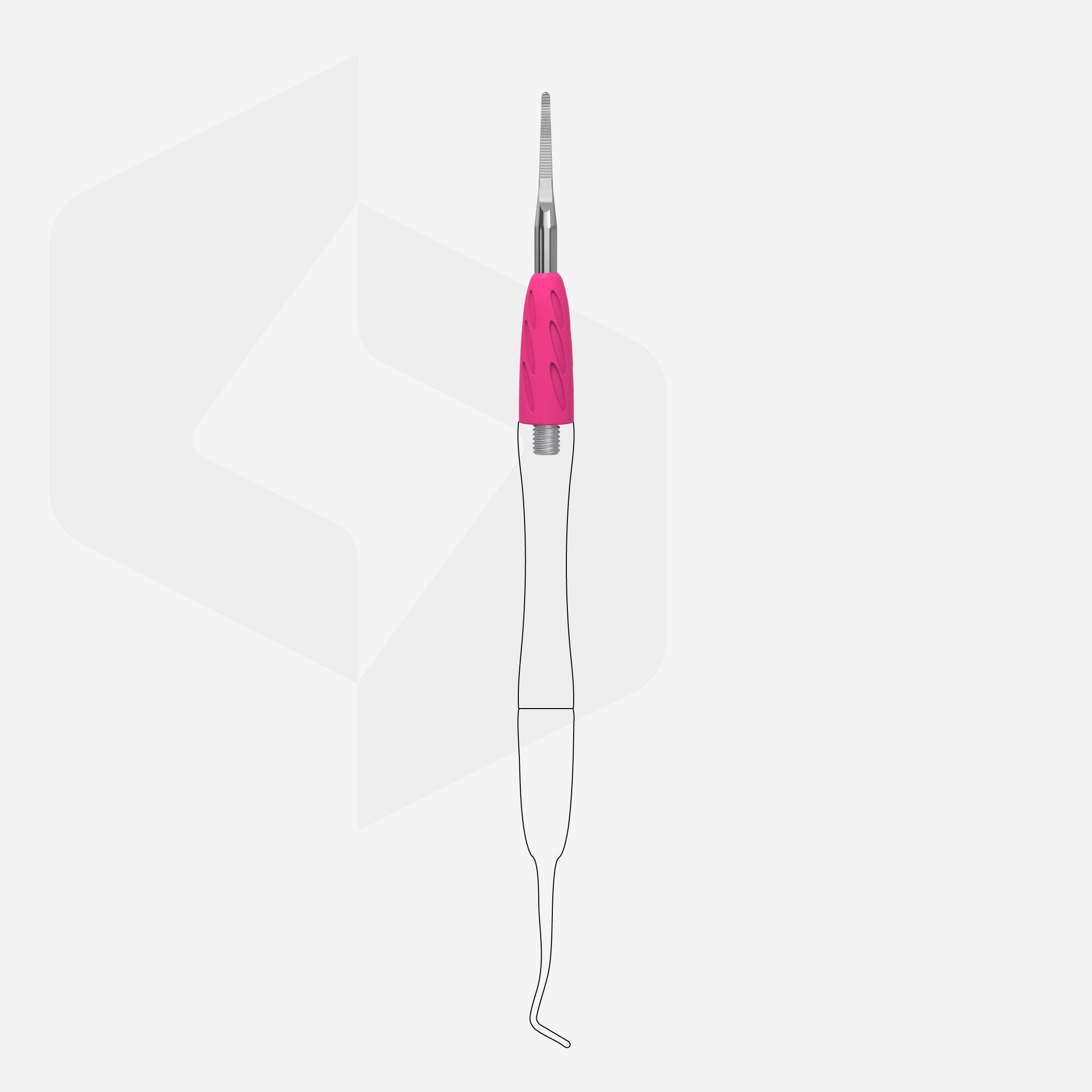 UNIQ 35 narrow toenail file with a bent end for UNIQ Handle