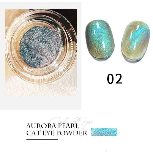 Aurora Pearlescent Chrome/Cats Eye