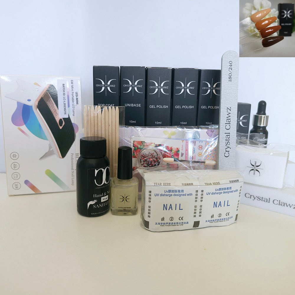 Gel Polish Starter Kit - Down to Earth