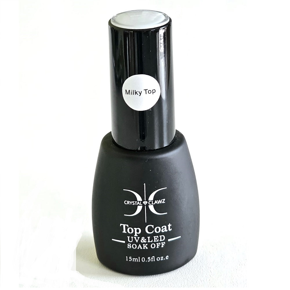 Milky White Gel Polish Top Coat