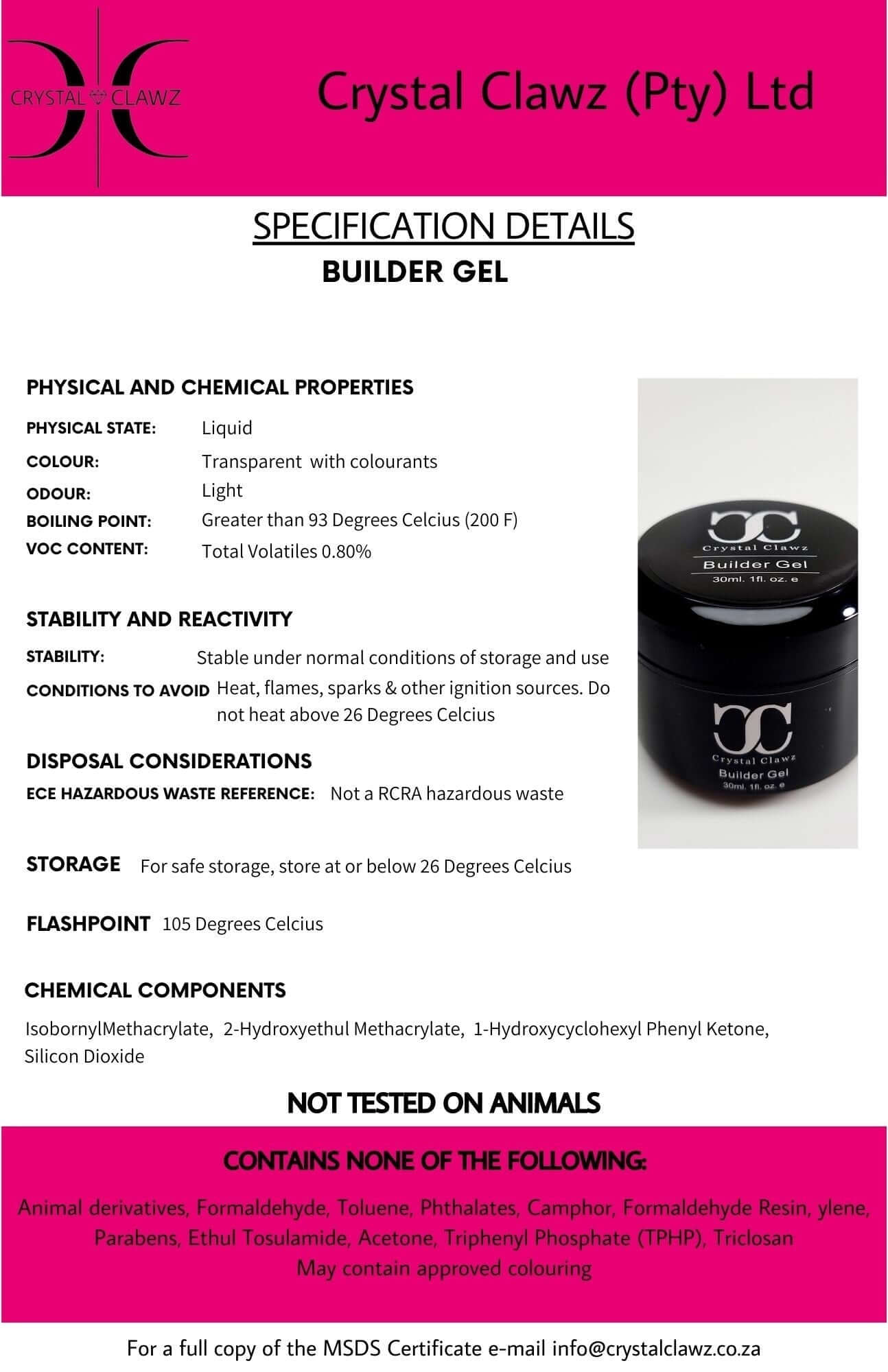 BUILDER Gel (15ml) - Kiss'n Tell (#033)