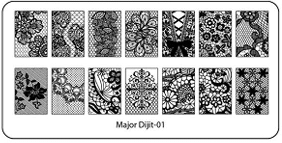 Lace Design Stamping Plates