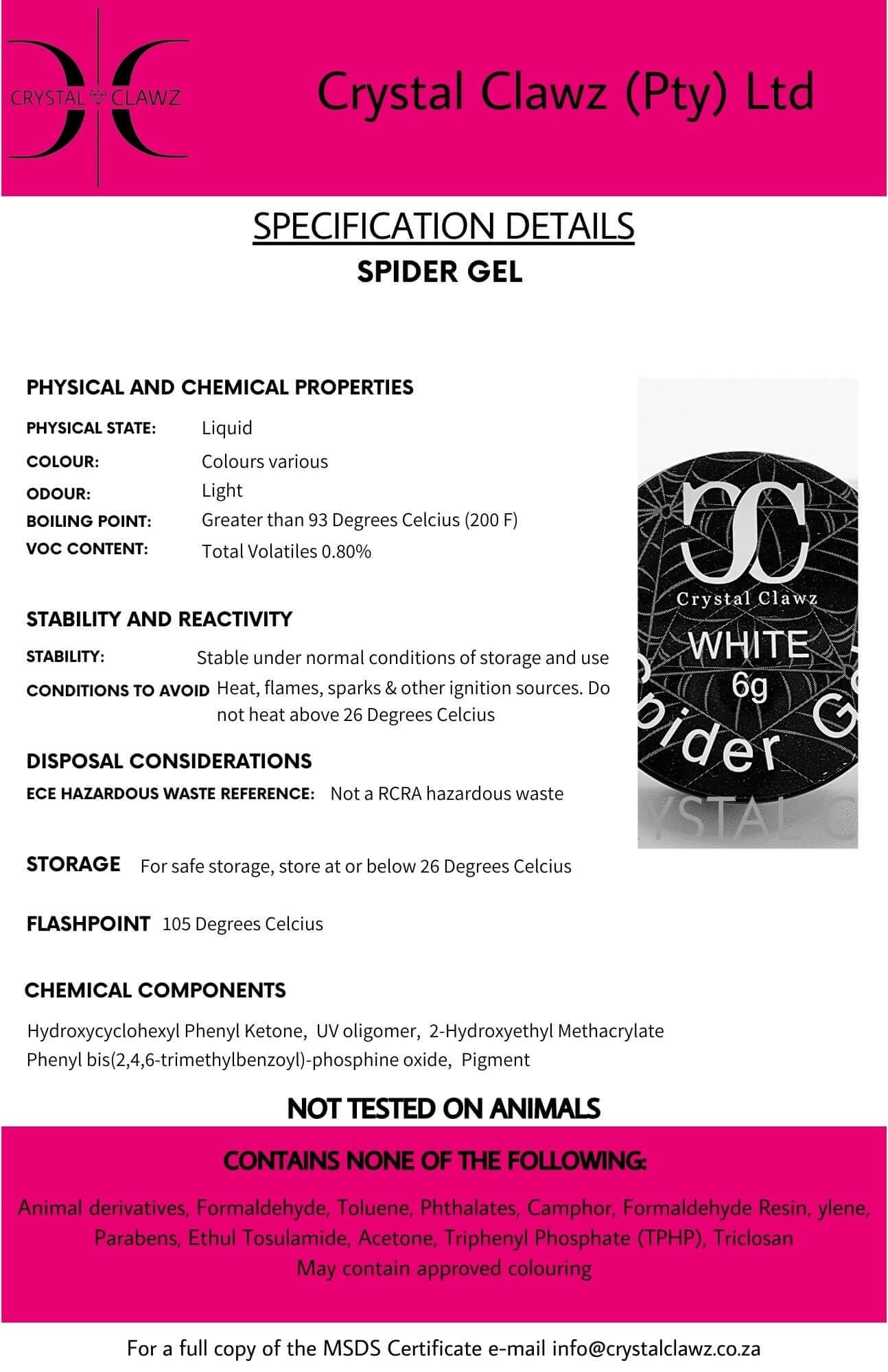 Spider Gel (6g)