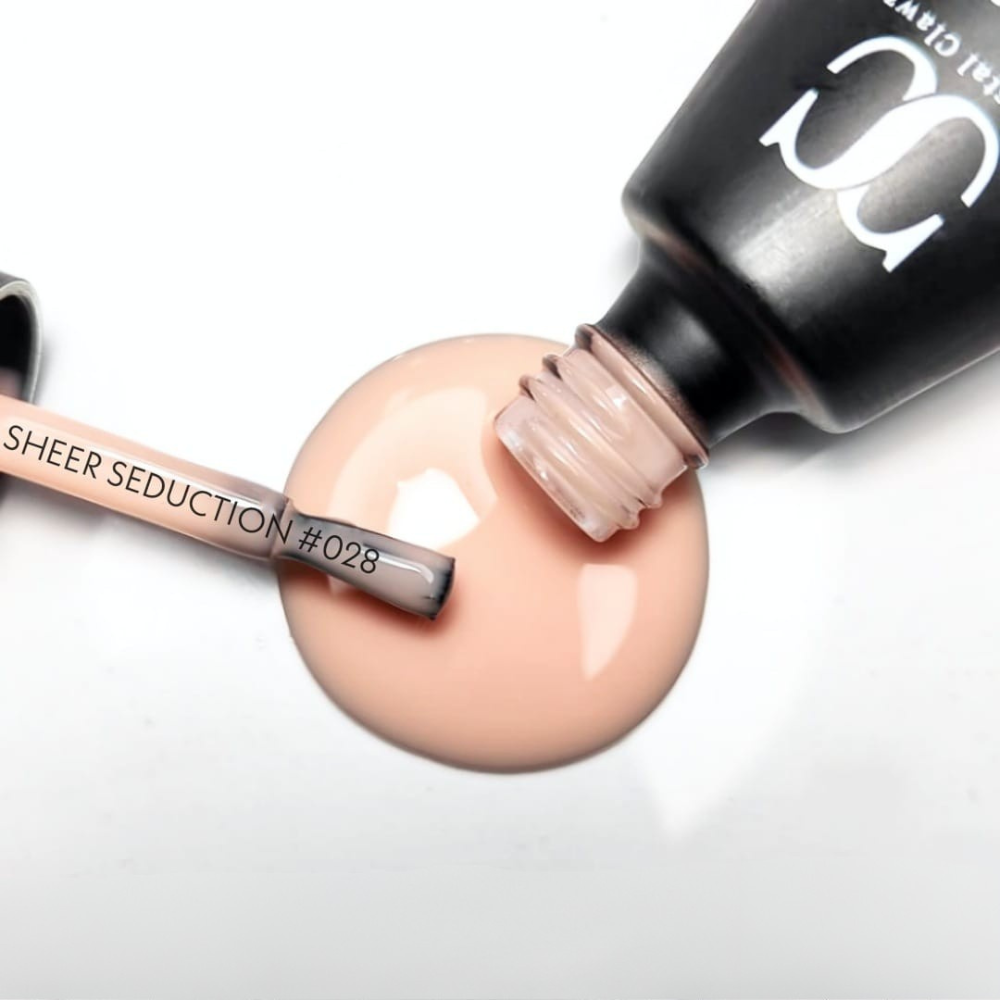 SHEER SEDUCTION Gel Polish- Peach Whisper #028