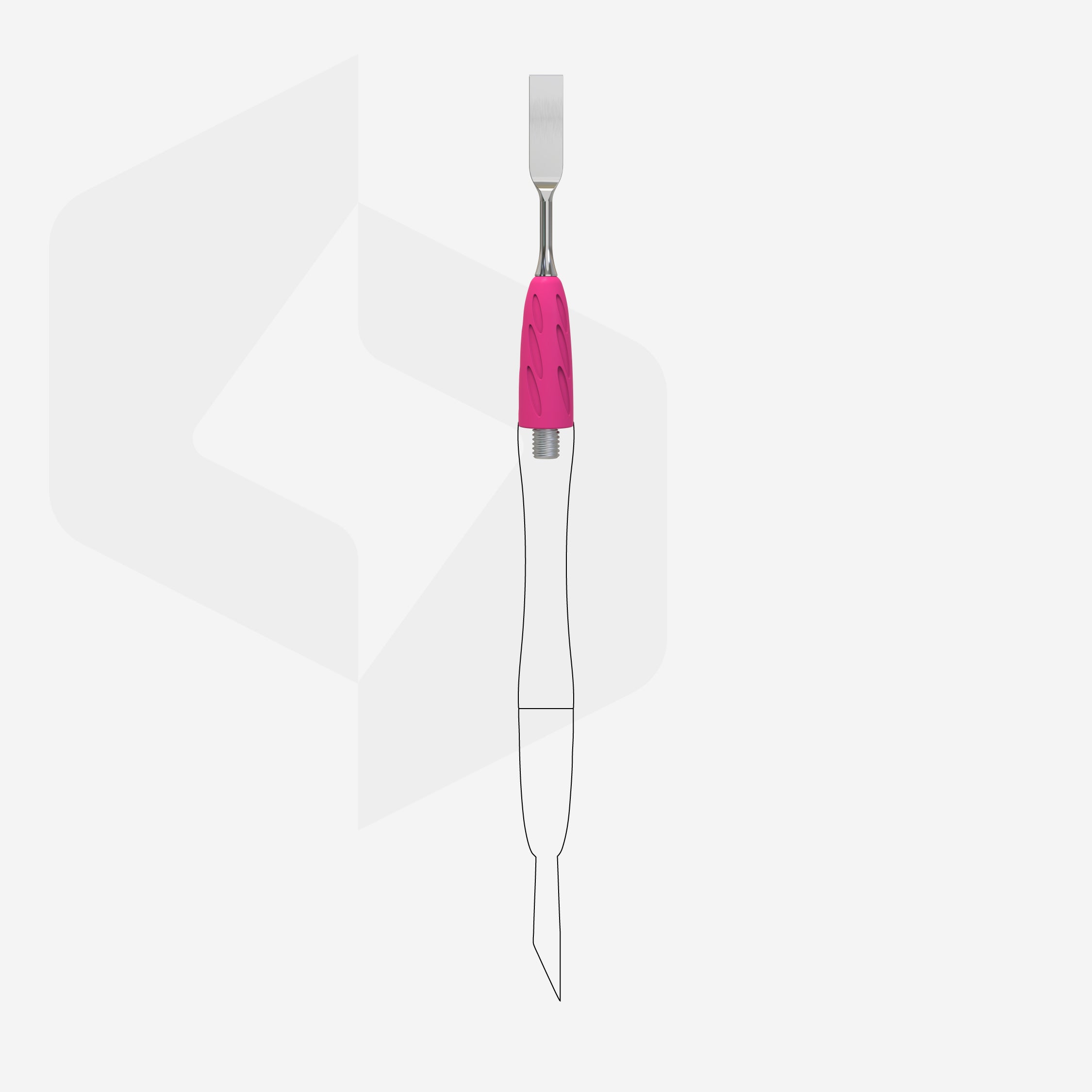 UNIQ 18 straight flat pusher for UNIQ Handle