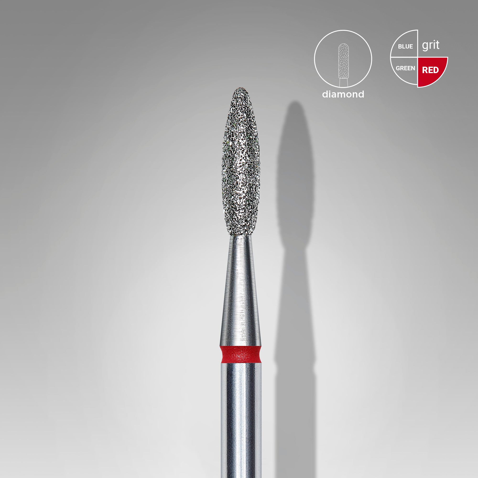 Staleks Russian Manicure Diamond Bit - Flame