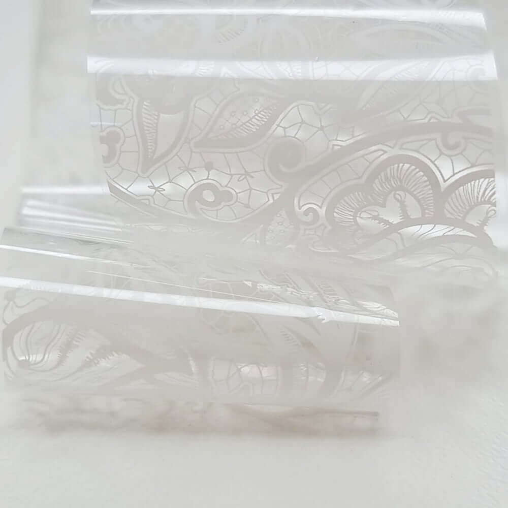 White Lace Transfer Foils - 100cm