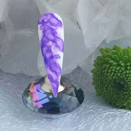 Crazy Alcohol Ink Marble Ink  - Purple #10