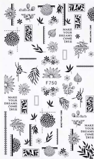 F-series Nail Art Stickers