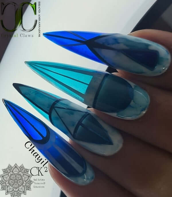 STAINED GLASS Gel Polish (10ml) - Sapphire (#15)