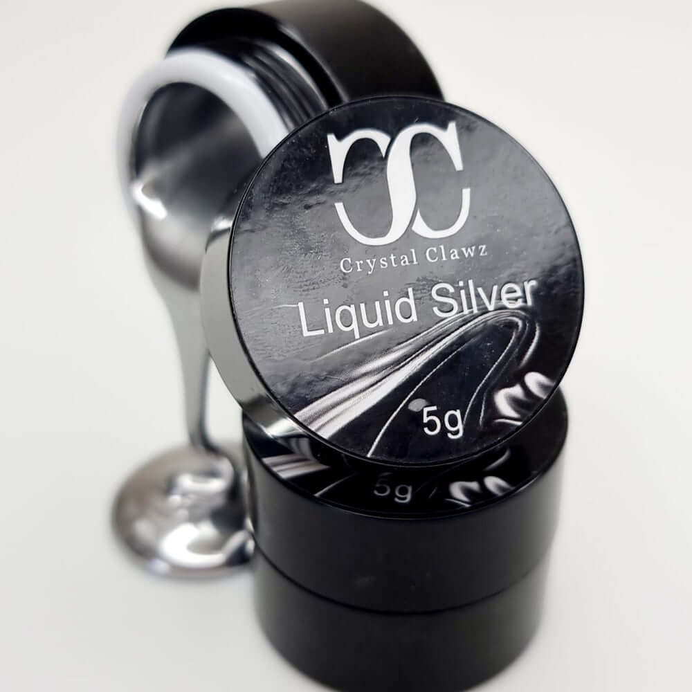 Liquid Silver Art Gel (5ml)