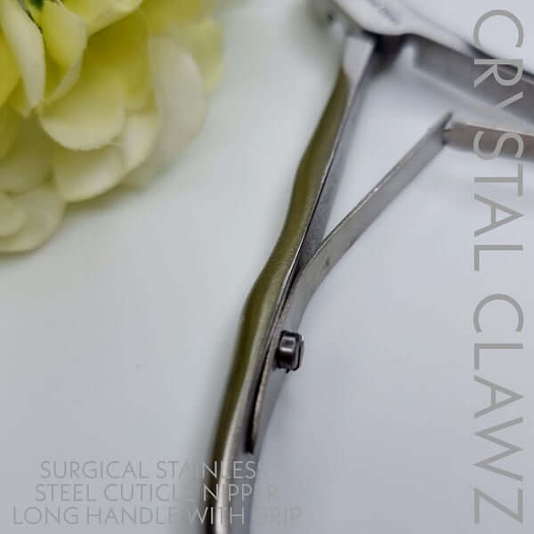 PROFESSIONAL Surgical Steel Long Cuticle Nipper with Left-handed Grip