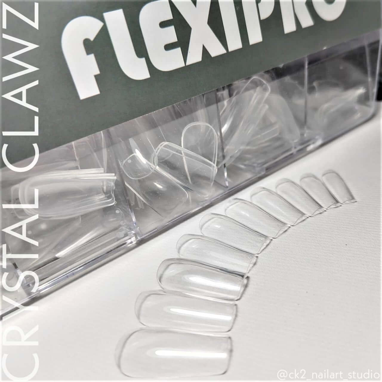 Full FlexiPro Nail Tips - Medium Square (500 pieces)