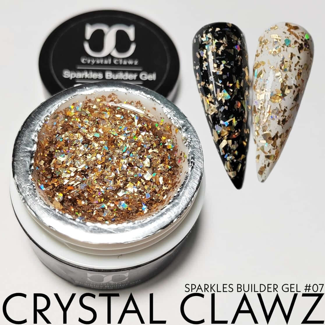 Crystal Clawz SPARKLES BUILDER Gel #07 (15ml)