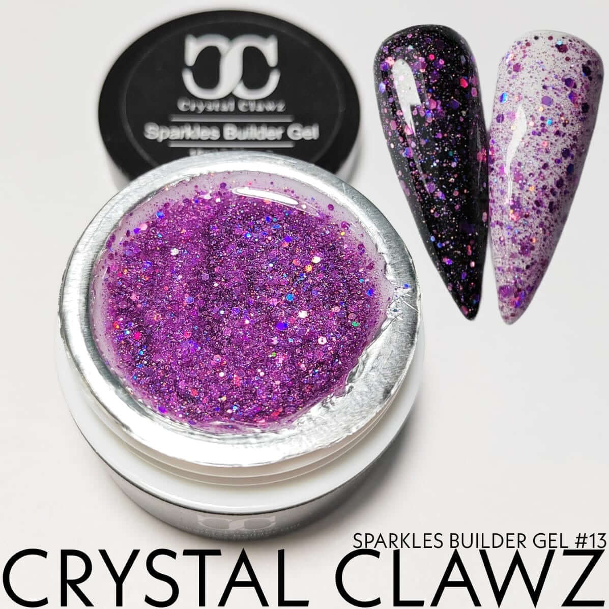 Crystal Clawz SPARKLES BUILDER Gel #13 (15ml)