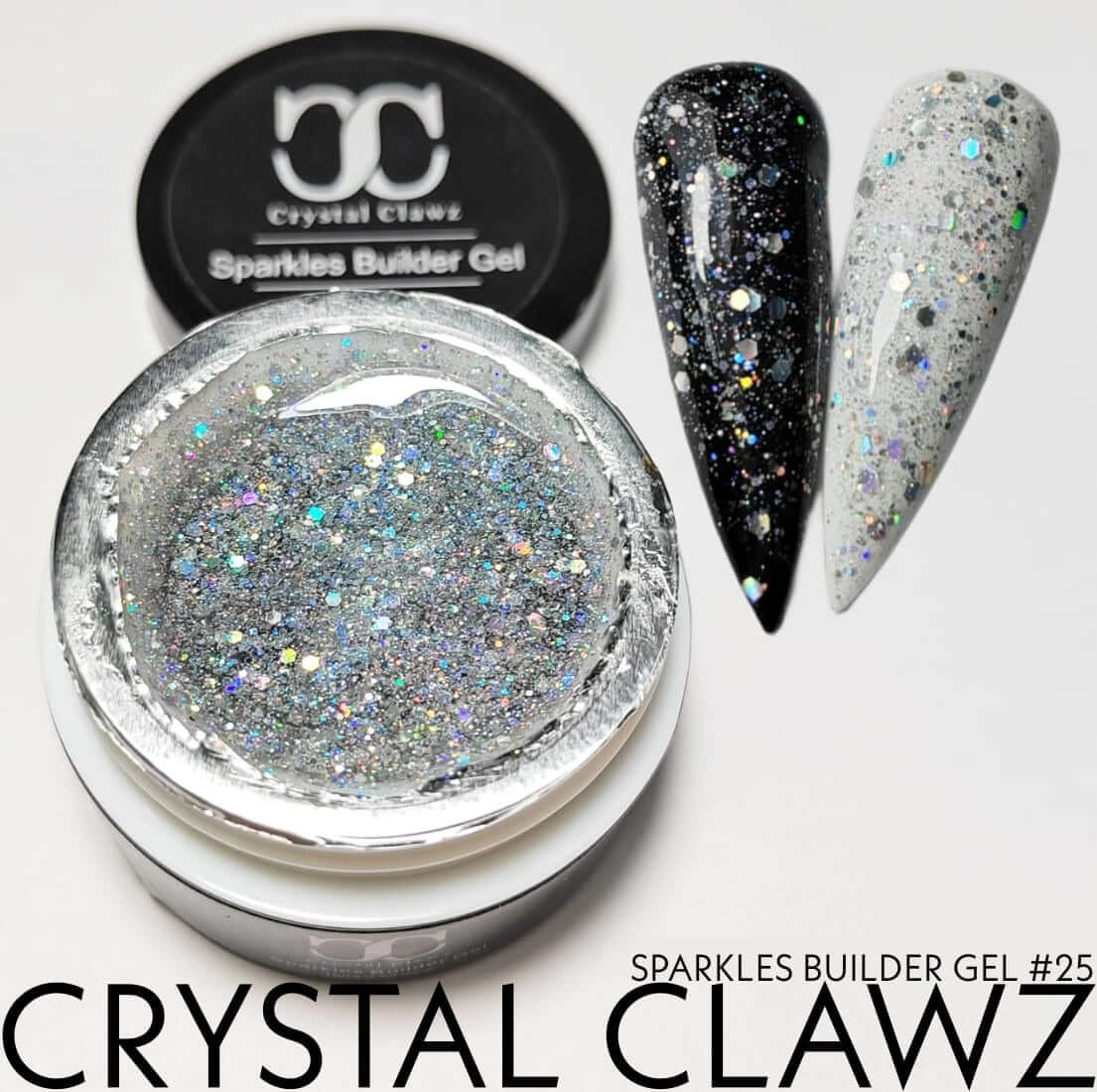 Crystal Clawz SPARKLES BUILDER Gel #25 (15ml)