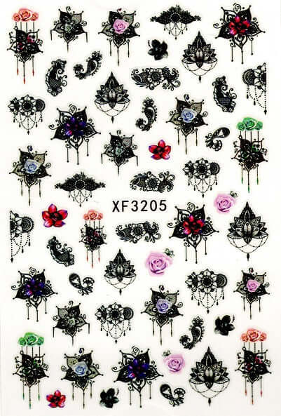 XF-Series Nail Art Stickers